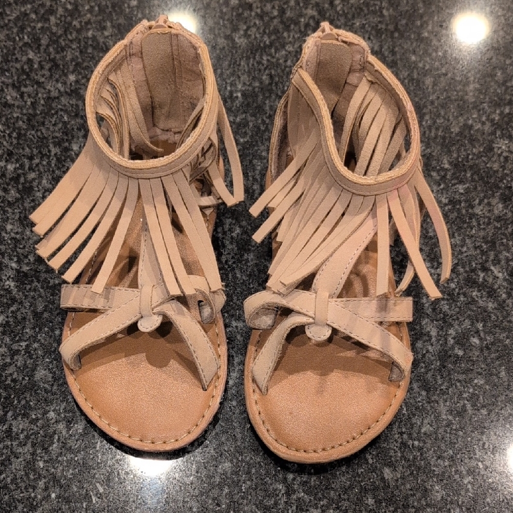 Stylish Tan Kids Sandals